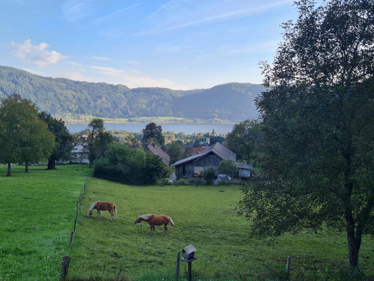 Aparts Lakeview -Gerlitzen -Ossiacher See -Ski Tratten  Exteriér fotografie