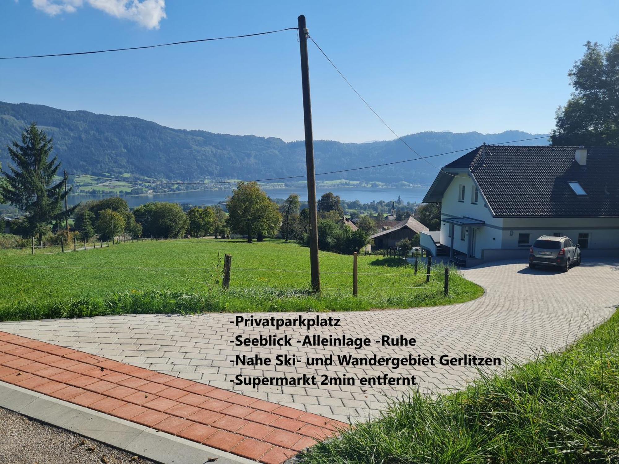 Aparts Lakeview -Gerlitzen -Ossiacher See -Ski Tratten  Exteriér fotografie
